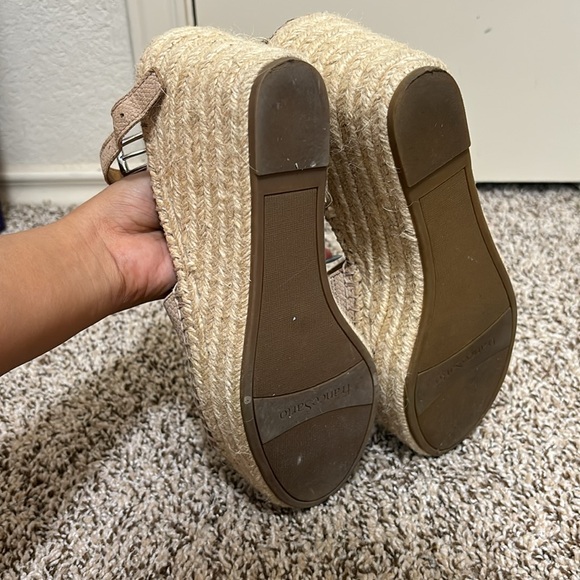Franco Sarto Takara Wedge Sandals Size 8.5 - Picture 4 of 5